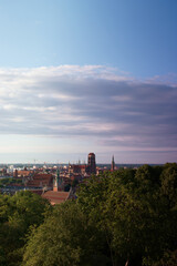 gdańsk krajobraz panorama widok budynki