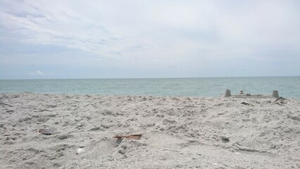 Fototapeta na wymiar Beach of Captiva Island in Florida