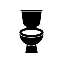 Toilet icon. Monochrome simple element from housekeeping collection. Creative Toilet icon for web design, templates, infographics and more