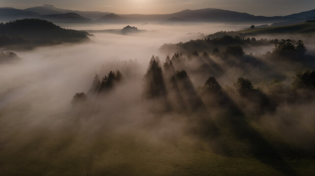 Sunrise on the mountain