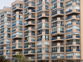 Naklejka premium apartment building