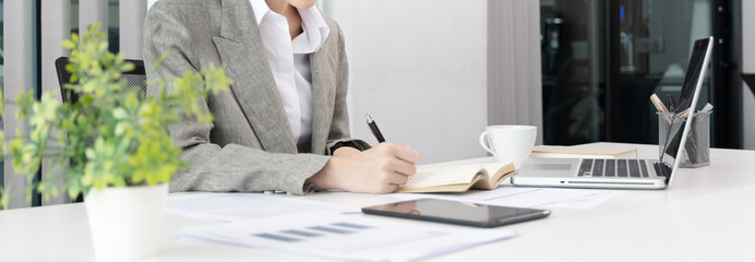 Head of marketing is recording the company's financial growth statistics using graphs as a...