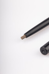 Cosmetic eye pencil, isolated on white