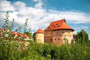 Obraz na płótnie Canvas Beautiful historical town Bardejov. Slovakia, Europe.