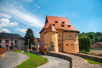 Fototapeta na wymiar Beautiful historical town Bardejov. Slovakia, Europe.