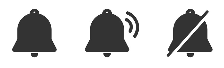 ベル　鈴　お知らせ　音　アイコン