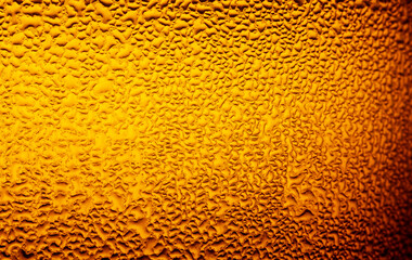 Macro beer bottle texture,Water drops texture on the bottle of beer. Abstract background,Water drops background