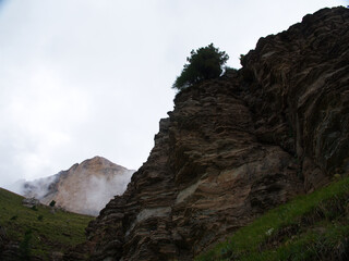 passeggiando in val di fassa, trentino alto adige, italia