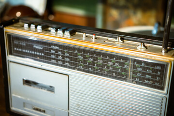 Old and Vintage Radio Tuner Frequency