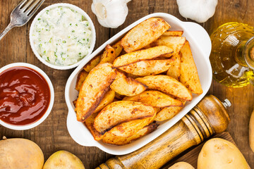 Delicious Fresh Baked Potatoes, Baked Potato Wedges