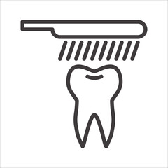 dental icon vector design template