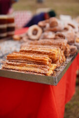 comida típica argentina churros rellenos