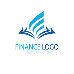 Business finance and Marketing logo Vector illustration  template icon design Financial accounting logo with modern vector concept