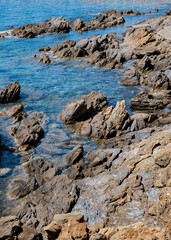 Fototapeta premium mountain nature landscape sea waves