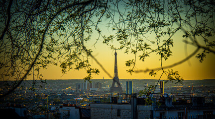 Torre Eiffel desde Montmartre
