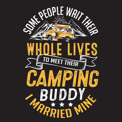 Camping funny Design 