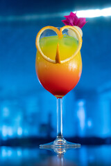 Obraz premium colorful cocktails. Drinks for lunch.