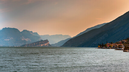 sunrise at Lake Garda