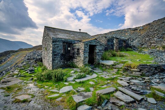Dubs Hut, A Bothy on the trail from Honister in the Lake District, Cumbria, England