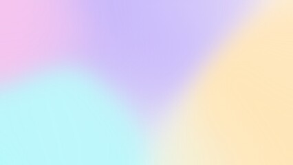 Abstract blurred gradient pastel background in bright colors. Colorful smooth illustration