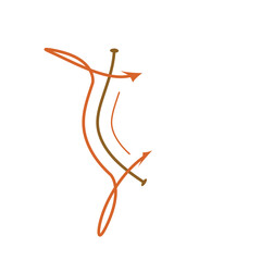 hand drawn illustration of an symbol