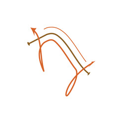 hand drawn illustration of an symbol