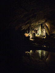 Roset-Fluans, France 2022 : Visit of the magnificent Grotte d'Osselle, discovered in the 13th century