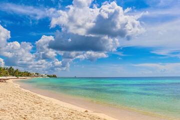 Beautiful Mexican Caribbean, beaches of Riviera Maya