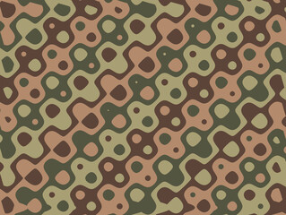 Aztec style camouflage design