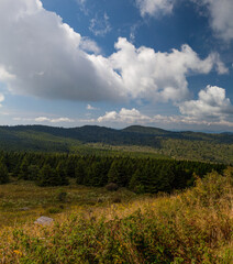 Black Balsam and Graveyard Fields in Pisgah National Forest on the Blue Ridge Parkway