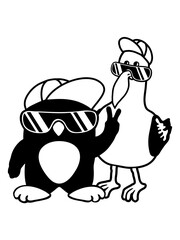 Pinguin Möwe 2 Freunde 
