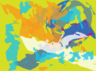 Fototapeta na wymiar Multi Colorful abstract background - stock illustration