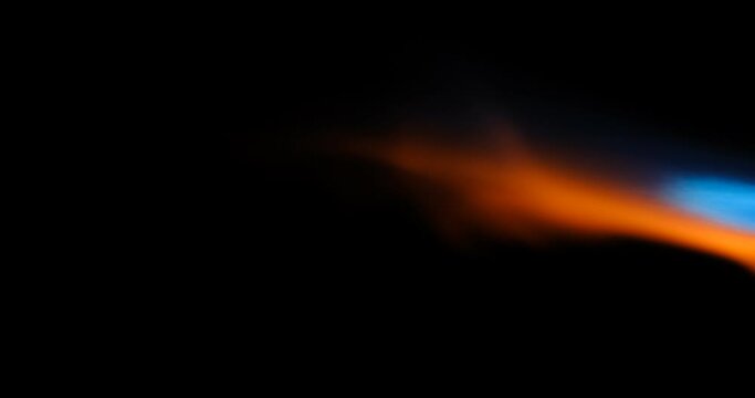 gas cutter with a stream of fire