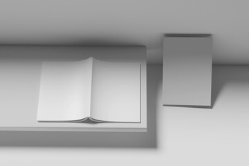 Fototapeta premium Blank Cover Book Mockup