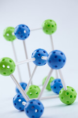 Molecular Structure on the white