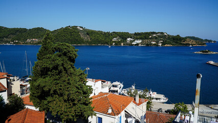 Obraz premium landscape in Greece. daytime photo.
