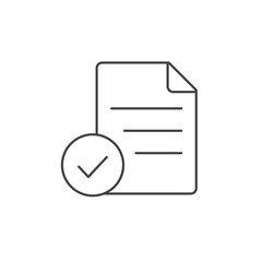 Checklist icons  symbol vector elements for infographic web