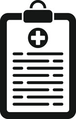 Patient board icon simple vector. Physical therapist