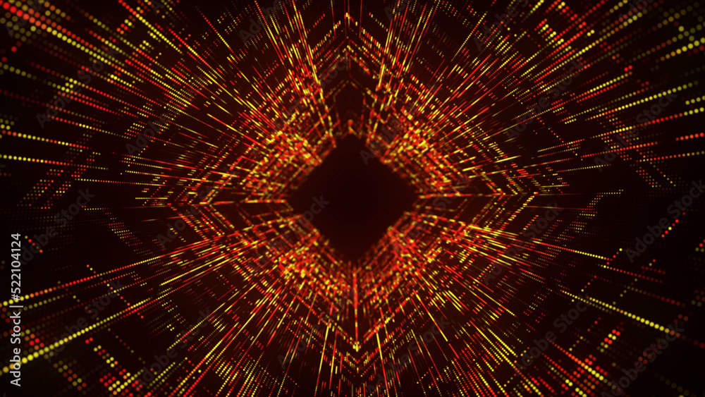 Poster abstract digital background. data flow information. concept of digital communication. big data visua