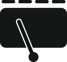 Clean windscreen icon simple vector. Auto mechanic