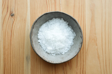 Types of salts. Black salt. spices.