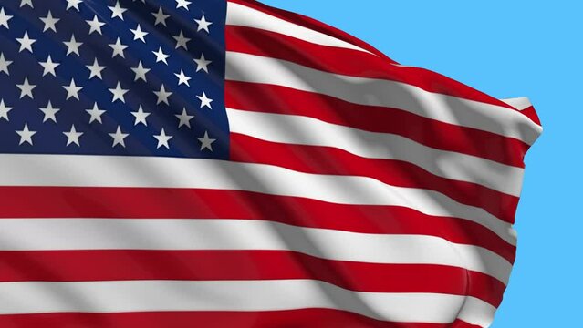 USA America Flag Flying Images & Videos