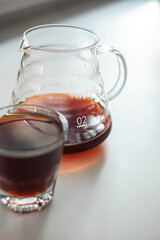 Coffee close up. having a cup of coffee