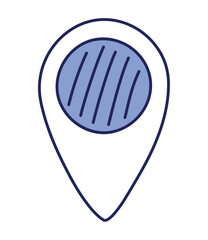 purple location pin