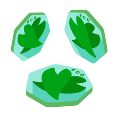 vector isometry icon symbol 