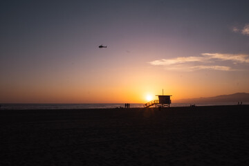 Venice beach at down II