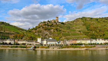 Fototapeta na wymiar Scenes from the Rhine River, Germany