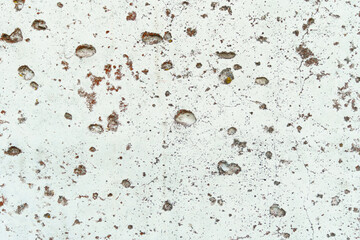 Background of white old wall with concrete texture.