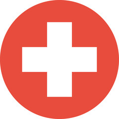 Ambulance cross icon. Concept of hospitals, urgencies and healthcare.
