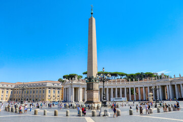 Vatican Obelisk in St. Peter's Square in Vatican City